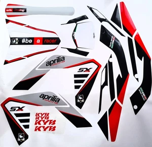 Aprilia SX RX 125 50 grey FACTORY EDITION DEKOR DECAL KIT Aufkleber Verkleidung - Bild 1 von 3