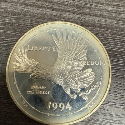 1994-W National POW Museum Commemorative Silver Dollar Gem BU   B1046 - Image 1 of 2