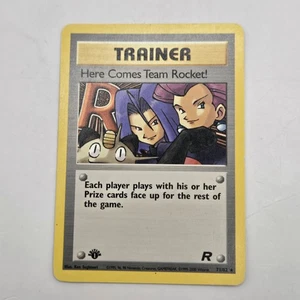 Vintage 1st Edition Here Comes Team Rocket! 71/82 Pokemon Trainer Karte - Bild 1 von 10