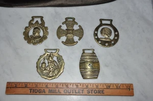 Brass Horse Medallion Lot - Picture 1 of 11
