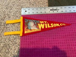 MT. Vintage WILSON DOME OF 100 POLLICI TELESCOPIO CALIFORNIA Pennant RARO - Spedizione veloce - Foto 1 di 4