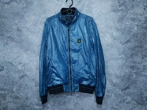 Refrigi Wear by Miss Sixty Spa Metal Nylon Jacket Full Zip Y2K Men Size L - Picture 1 of 18