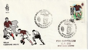 1993 FDC VENETIA 784/IT ITALY MILAN CHAMPION 92-93 TRAVELED MF80262 - Picture 1 of 1