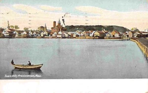 Town Hill Provincetown Massachusetts 1929 Postkarte - Bild 1 von 2