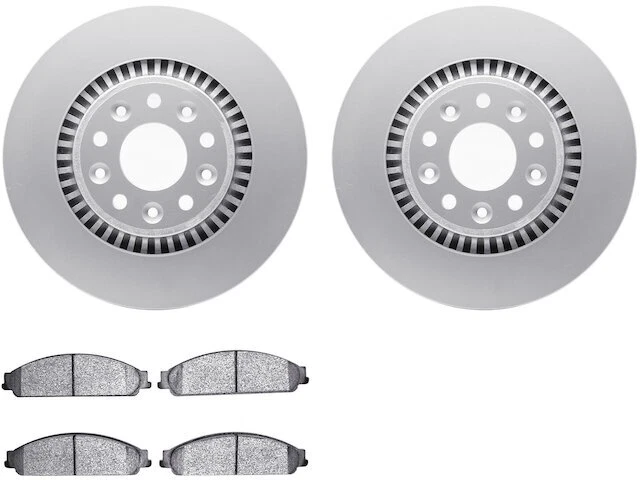 Kit de pastillas de freno delanteras y rotor 82ZV33M para Ford Taurus X 2008-2009 Foto 1 de 1