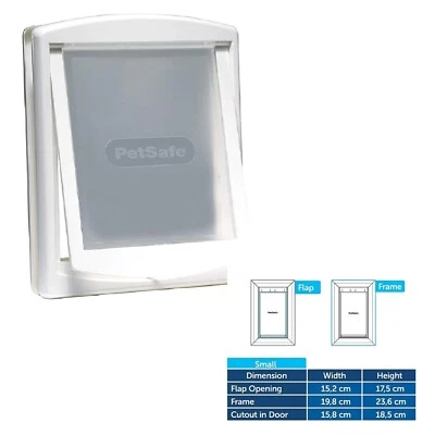 2 Way Opening Pet Cat or Dog Door Catflap Cat Flap Petsafe Staywell Original