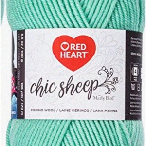 Minty Chic Sheep Marly Bird Yarn - Luxurious Creme de Mint Color for Knitting an - Picture 1 of 3