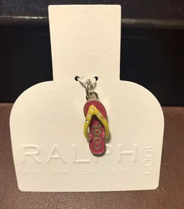 "NUEVO Ralph Lauren Rosa Estrás ""Genial"" Collar de Pulsera Chanclas Dije - Imagen 1 de 5