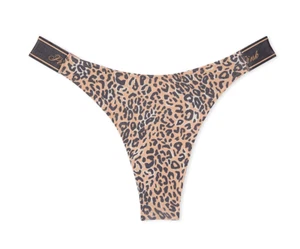 Victoria's Secret Sexy PINK Thong String HOT! Praline Leopard High Leg NWT - Picture 1 of 3