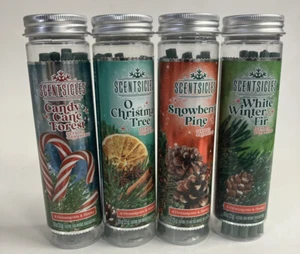 Scentsicles Scented Sticks Variety Lot of 4 Pine Candy Fir Tree - Picture 1 of 11