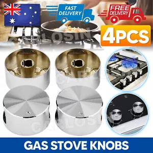 4x Universal Gas Stove Knobs Cooktop Knob Aluminum Alloy Cooker Switch Control - Picture 1 of 9