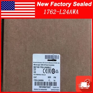 New Allen-Bradley 1762-L24AWA /C MicroLogix 1200 24 Point Controller 1762L24AWA - Picture 1 of 4