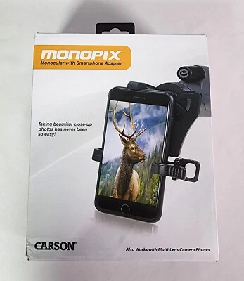 Carson MonoPix Smartphone Digiscoping 8x42mm Waterproof Monocular MP-842IS - Image 1 of 4