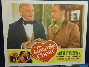 Lobby Card 1949 THE LOVABLE CHEAT Charles Ruggles Curt Bois showdown