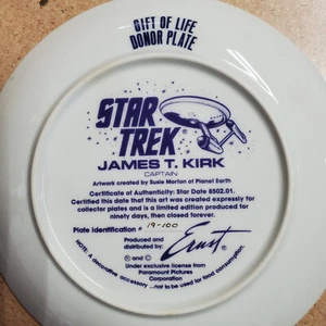 Hand Signed Star Trek Ceramic Plates- New Eye Studio Collection- Shatner/Doohan+ - Picture 1 of 11
