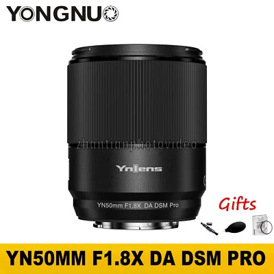 YONGNUO YN50MM F1.8X DA DSM Pro Auto Focus Lens for Fujifilm Fuji X mount Camera - Image 1 of 4