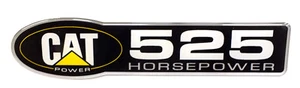 CATERPILLAR CAT DIESEL 525 HP EMBLEM SATIN - Picture 1 of 2