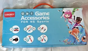 Pacchetto accessori sportivi Switch 12 in 1 per Nintendo Switch gioco sportivo OLED - Foto 1 di 2