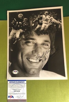 Joe Namath Signed 8x10 Photo - PSA/DNA - SUPER BUY !! JETS ICON !! - Image 1 of 4