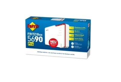 AVM FRITZ!Box 5690 Pro Router Gigabit-LAN Mesh DSL Glasfaser Router mit Wi-Fi 7 - Bild 1 von 2