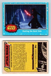 Dueling Dark Side #88 Journey To Star Wars The Last Jedi 2017 Topps Card - Picture 1 of 1