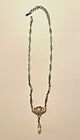1928 Brand 20" Goldtone Necklace -vintage Style W/ Faux Pearl 