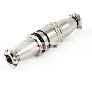 Conector de cable de 4 terminales XS9-4 125V4A Quick AviationJoint tono plateado 14x55 mm - Imagen 1 de 4