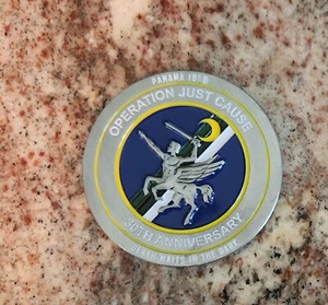 MONEDA DESAFÍO MILITAR, 160ª OPERACIONES ESPECIALES RGT. ANIVERSARIO DE PANAMÁ - Imagen 1 de 2