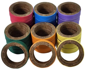 Juguete Beak Happy Bird colorido bagel de 1,75" (paquete de 24) - Imagen 1 de 3