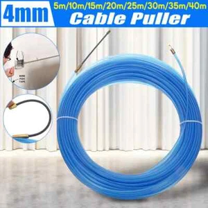 4mm 5M-40M Fiberglas Kabel Abzieher Führungsgerät Blei Nylon Kanal Fisch Band Draht - Bild 1 von 22