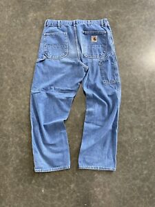 Vintage Carhart Carpenter Jeans 38x30 Union Made In the USA