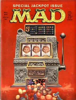 Mad  # 64    July 1961    FINE VERY FINE   Rickard starts as regular   See below - Image 1 of 2