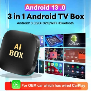 Smart AI Box Wireless Carplay Intelligent Android Auto Carplay Adapter 2+32G - Bild 1 von 16