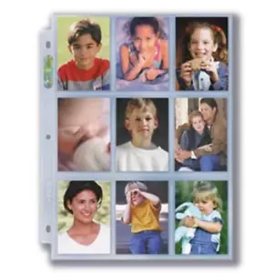 Ultra PRO 2.5 x 3.5 Pocket Size Hologram Series 3-Hole Photo Page Storage Holder - Picture 1 of 1
