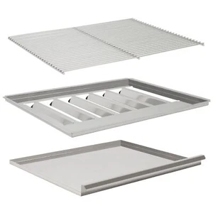 Grillrostset für Gasbräter Gastrobräter Grillrost Flammabdeckung Wanne - Bild 1 von 1