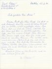 Karl Rhein- Signed Handwritten Letter (General Wehrmacht)