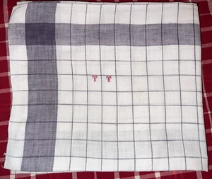 Grand mouchoir ou tour de cou de paysan, 19ème , folklore , 61 cm x 54 cm ( 11 ) - Picture 1 of 5