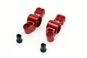 Rear Wheel Hub Carriers (L/R, CNC Aluminium Red) - Picture 1 of 1
