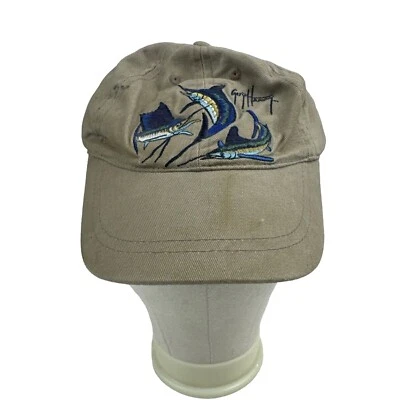 Guy Harvey Niños Correa Trasera Gorra de Béisbol Gancho y Lazo Azul Marlin Pez Foto 1 de 4