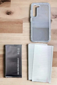 Samsung Galaxy S23 Transparent Clear Case Plus 2 Screen Protectors - Photo 1 sur 1