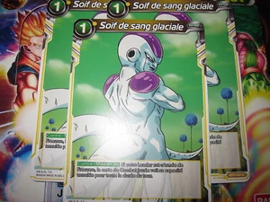 DRAGON BALL SUPER PLAYSET (LOT DE 3) SOIF DE SANG GLACIALE BT1-107 C FR NEUF - Picture 1 of 1