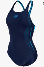 (316)ARENA Damen Women's Swimsuit Pro Back Graphic Badeanzug Schwimmanzug Gr. 38
