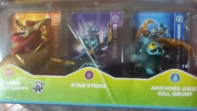 Skylanders Swap Force Big Bang Trigger, Star Strike, Anchors Away Gill READ - Image 1 of 4