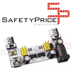 Fuente de Alimentación Protoboard 830 / 400 puntos MB102 5V / 3.3V DC Regulador - Imagen 1 de 6