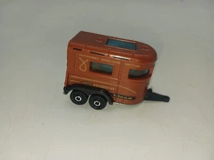 2015 Mattel Matchbox 1/64 Diecast Brown Pony Trailer Jimmy G's Rodeo - Picture 1 of 4