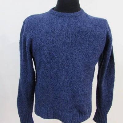 Woolrich men's Wool Blend Crew Neck Jumper Chest 40/42 M UK Sku 7124 - Image 1 of 4