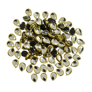 @ Embroidery Material Tear Drop Square Marquise Round Diamond Shape Multiuse - Picture 1 of 6