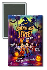 Imán de refrigerador 2025 Disney California Adventure Oogie Boogie Bash 2" x 3" - Imagen 1 de 3