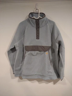 Carhartt Relaxed Fit 1/4 Snap Fleece Pullover ~ Women's 1X (16W-18W) ~ READ DESC - Image 1 of 4