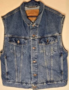Levis Vintage Jeansweste LARGE 70595-4891 USA Trucker Red Tab - Bild 1 von 9